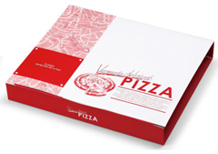 ピザ容器（手提げタイプ）