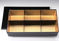 テーパー型六仕切