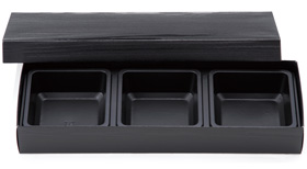 長手会席 黒木目 KC3 トレー付