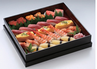 漆宝　H1306 寿司盛付例