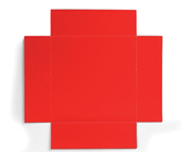 仕切中皿　赤（大）