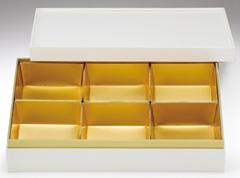 洋風料理箱 金内皿使用例